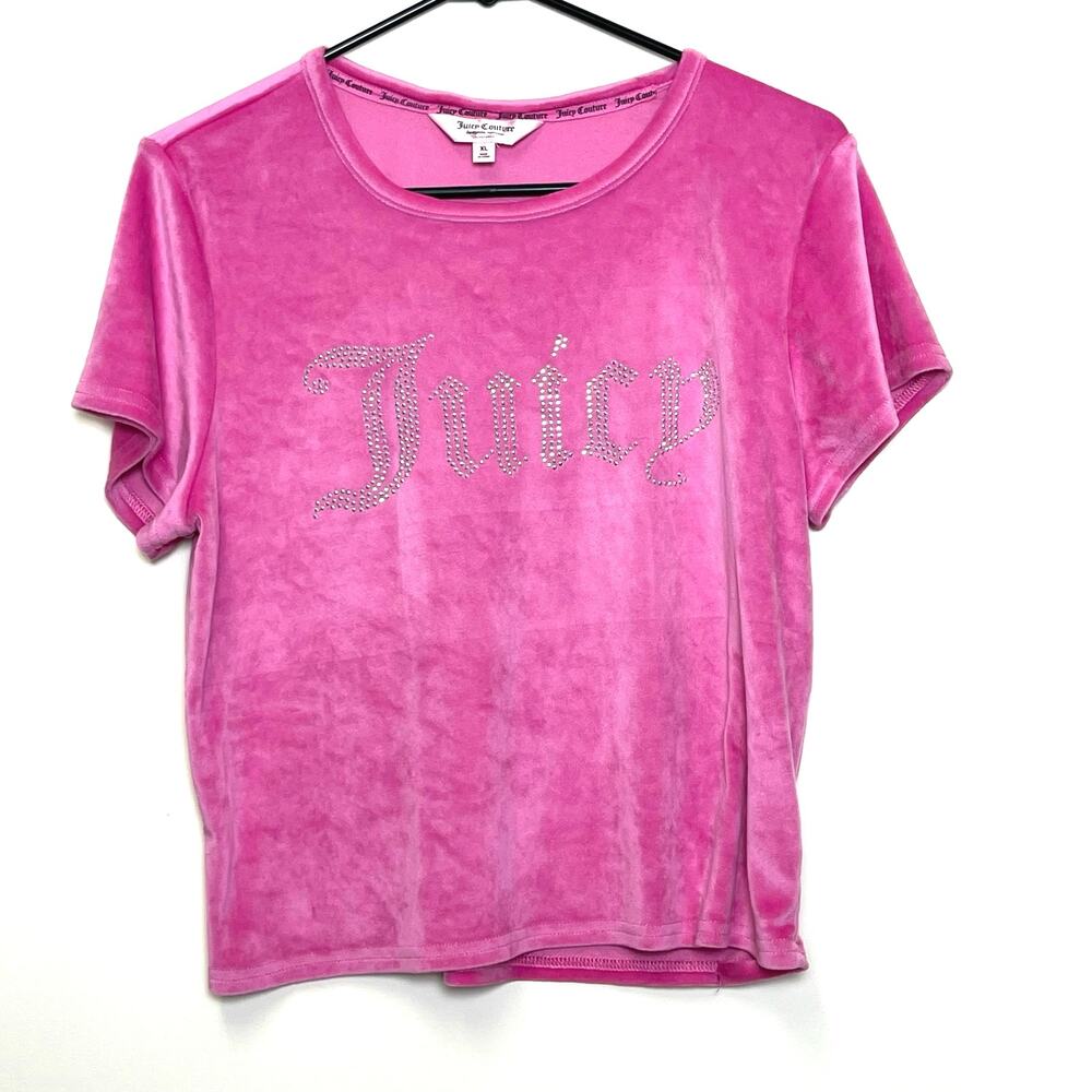 Juicy Couture studded Velvet Pajama Top XL
